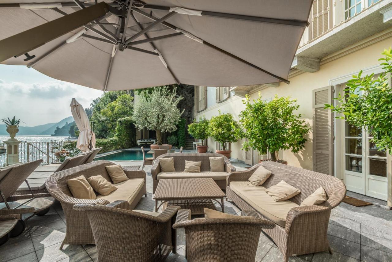 Lussuosa Villa Sulle Sponde Dello Splendido Lago Di Como Torno Esterno foto