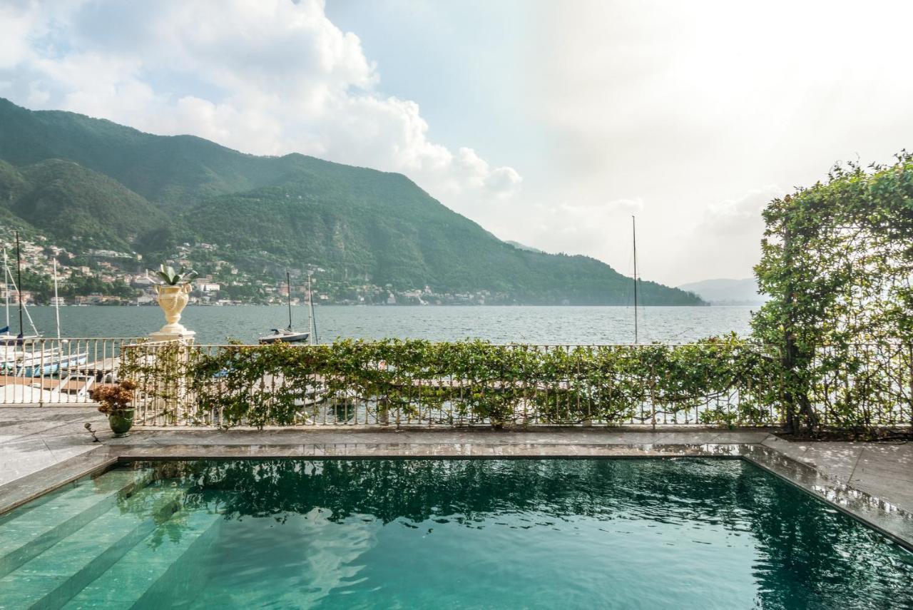 Lussuosa Villa Sulle Sponde Dello Splendido Lago Di Como Torno Esterno foto