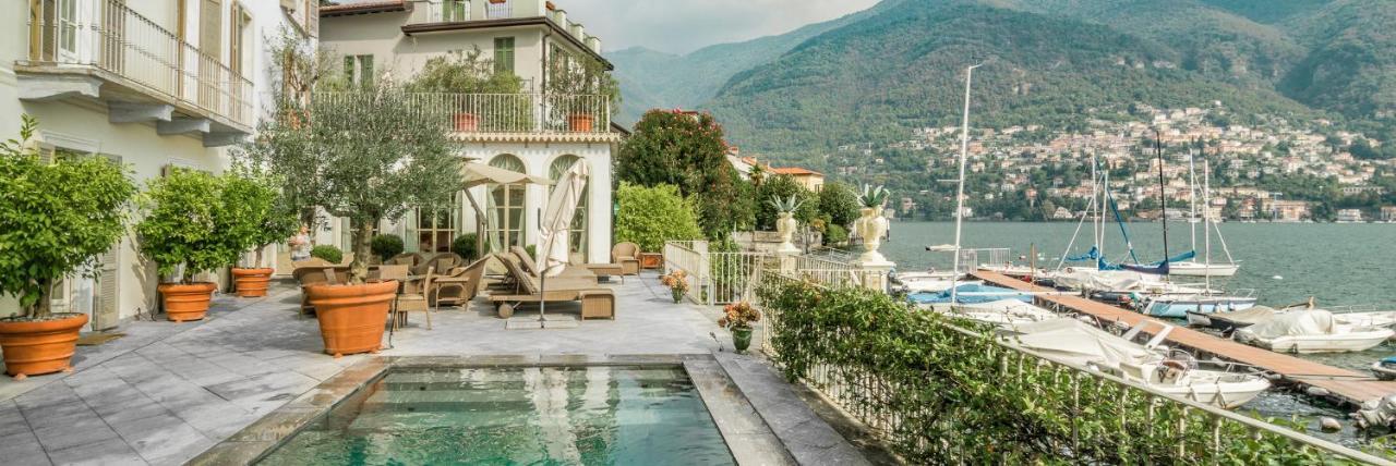 Lussuosa Villa Sulle Sponde Dello Splendido Lago Di Como Torno Esterno foto